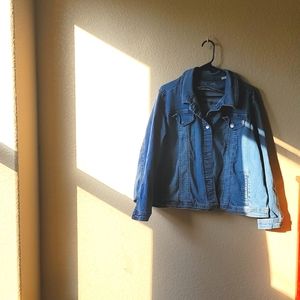 RIDERS LEE Plus Size Jean Jacket 2X